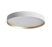 LOOM DESIGN LED ceiling light Lucia, white/gold-coloured Ø 60 cm