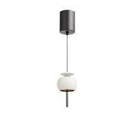LOOM DESIGN LED pendant light Parachute, white, Ø 9.6 cm, aluminium