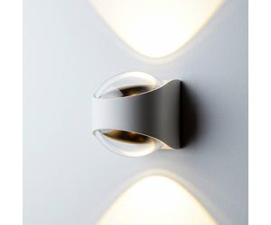 LOOM DESIGN Saga LED outdoor wall light up/down white
