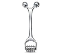 LOOMELL Roller Massage Tool with GuaSha: Shiatsu Massage Tools for Pain Relief Deep Tissue Kneading for Muscle Remedy Lymphatic Drainage Gifts for Men Women Mom Dad