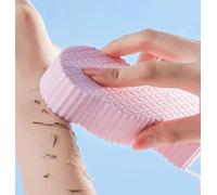 Loomina Magic Exfoliating Bath Sponge, 3D Super Soft Exfoliating Bath Sponge, Soft Dead Skin Remover Sponge (Pink)