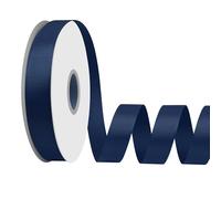 LoomJoyz Double Sides 20mm×45 Meters Ribbon Navy Blue Grosgrain Ribbon for Gift Wrapping Ideal for Sewing Hair Bow Flower Bouquet Art Crafts Weddings Floral Arrangements