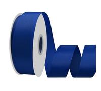 LoomJoyz Double Sides Navy Blue Grosgrain Ribbon for Gift Wrapping 40mm×45 Meters Ribbon Ideal for Sewing Hair Bow Flower Bouquet Crafts Weddings Floral Arrangements