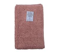 LOOMS & LEAVES SUPER SOFT 100% MICROFIBER POLYESTER NON-SLIP BOBBLE BATHROOM MATS (PINK)