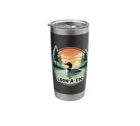 Loon-A-Tic Bird Spirit Animal Stainless Steel Insulated Tumbler