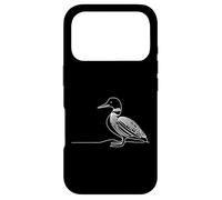 Loon Bird Minimalist Line Art Wildlife Nature Design Case for iPhone 17 Pro