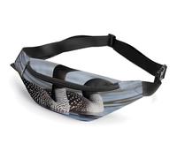 Loon Birds Belt Bag with Adjustable Strap, Lightweight Travel Crossbody Bags, Hands-Free Mini Fanny Packs in Running Gym
