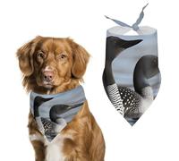 Loon Birds Dog Bandanas, Lightweight and Breathable Triangle Pet Scarf,Soft and Comfortable Pet Bandana for Small Medium Large Breed.