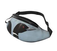 Loon Birds Fanny Pack for Men Women Fashion Running Waist Packs Waterproof Crossbody Bags Everywhere Belt Bag with Adjustable Strap Sports Hip Pack for Travel Wallet