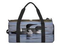 Loon Birds Gym Bag for Women Men Shoe Compartment Waterproof Travel Bags Sports Duffle Bag for Sports Gyms Yoga