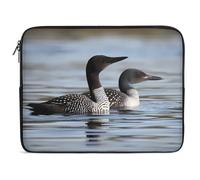 Loon Birds Laptop Sleeve 10inch Laptop Protective Case for Women Men Shockproof Computer Cover Portable Notebook Briefcases Computer Carrying Bag Lap Top Protector Compatible with Notebooks