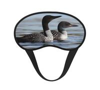 Loon Birds Sleep Eye Mask for Women Men Soft and Comfortable Sleep Mask Blackout Sleeping Eye Cover for Travel Yoga Nap Shift Work