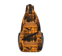 Loon Nature Bird Crossbody Sling Bag Crossbody Shoulder Chest Bag Shoulder Strap Waist Fanny Pack Men Women
