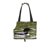 Loon Nature Bird Patterned pet shoulder bag 26 * 34cm lightweight breathable travel pet bag weekend pet travel set