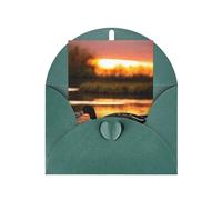 Loon Nature Bird Print Adorable Blank Cards& Envelopes,Unique Designs Perfect for Festivals, Invitations