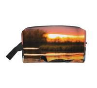 Loon Nature Bird Print Large Capacity Travel Toiletry Bag Unisex Daily Use Storage Weekend Trips Pouch