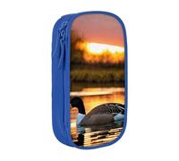 Loon Nature Bird Print Practical Pencil Case Multi-Compartment Office Travel School Art Daily Supplies