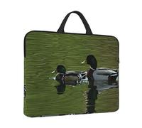 Loon Nature Bird Print Protective 14 Inch Laptop Case,Laptop Sleeve With Handle Compatible,Carrying Computer Bag