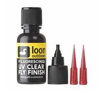 Loon Outdoors FLUORESCING UV CLEAR FLY FINISH, 1/2 oz by Loon