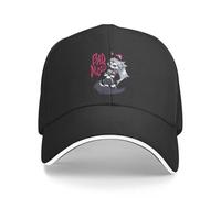 Loona Bad Mood Baseball Cap Hip Hop Helluva Boss Anime Sandwich for Breathable Dad Hat Outdoor