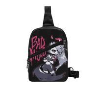 Loona Collage Helluva Boss Anime Chest Bag Men Sling Crossbody Backpack Chest Bag Traveling Hiking Daypack Shoulder Bag
