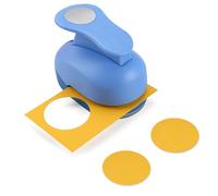 LOONENG 1.5 Inch Circle Punch, Circle Shape Lever Action Craft Punch, 38mm Round Shape Circle Hole Punch for Paper Crafts, Cardstock, Gift Wrapping, Greeting Cards and Scrapbooks