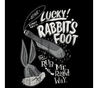Looney Tunes ACME Lucky Rabbits Foot Women's T-Shirt - Black - L