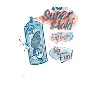 Looney Tunes ACME Super Hold Men's T-Shirt - White - 5XL