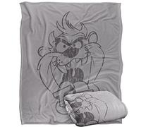 LOONEY TUNES Blanket, 152 x 127 cm, Faded Taz Silky Touch Super Soft Throw