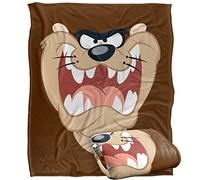 LOONEY TUNES Blanket, 152 x 127 cm, Taz Face Silky Touch Super Soft Throw