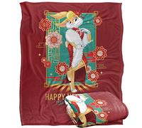 Looney Tunes Lola Bunny Silky Touch Super Soft Throw Blanket Warner Brothers White One Size