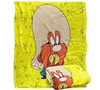 LOONEY TUNES Blanket, 152 x 127 cm, Yosemite Sam Character Silky Touch Super Soft Throw