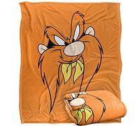 LOONEY TUNES Blanket, 152 x 127 cm, Yosemite Sam Face Silky Touch Super Soft Throw