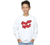 Looney Tunes Boy's 3D Logo Sweatshirt in White | Size: 3-4 Years Looney Tunes White 3-4 Years