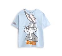 Looney Tunes Boy's Bugs Short Sleeved T-Shirt | Boys Blue | Officially Licensed Merch | Size: 4-5 Years Looney Tunes Blue 4-5 Years