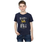 Looney Tunes Boy's Daffy Duck Binoculars T-Shirt in Navy | Size: 7-8 Years Looney Tunes Navy 7-8 Years