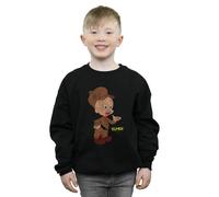 Looney Tunes Boy's Elmer Fudd Distressed Sweatshirt in Black | Size: 7-8 Years Looney Tunes Black 7-8 Years