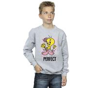 Looney Tunes Boy's You´re Perfect Tweety Sweatshirt in Grey | Size: 9-10 Years Looney Tunes Grey 9-10 Years