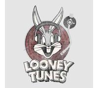 Looney Tunes Bugs Bunny Circle Logo Men's T-Shirt - Grey - L