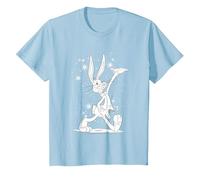 Looney Tunes Bugs Bunny Let It Snow Camiseta T-Shirt, Youth, Baby Blue, Large