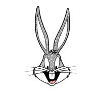 Looney Tunes Bugs Bunny Men's T-Shirt - White - 5XL