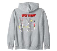 Looney Tunes Bugs Bunny Retro Color Code Zip Hoodie