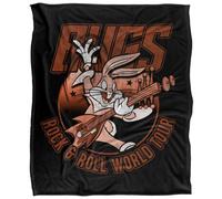Looney Tunes Bugs Bunny Rock And Roll Blanket Multicoloured (147Cm X 91Cm)
