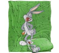 Looney Tunes Character Collage Bugs Bunny Blanket Multicoloured (One Size)
