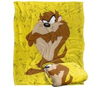 Looney Tunes Character Collage Taz Blanket Multicoloured (One Size)