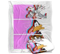 Looney Tunes Character Slices Blanket Multicoloured (One Size)