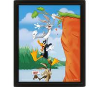 Looney Tunes Cliff Hang 3D Lenticular Frame