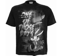 Looney Tunes - Coyote - Those Days - Front Print T-Shirt Black - S