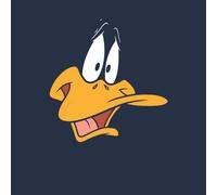 Looney Tunes Daffy Duck Face Hoodie - Navy - S