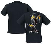 Looney Tunes Daffy Duck - Paint Handstand T-Shirt black M